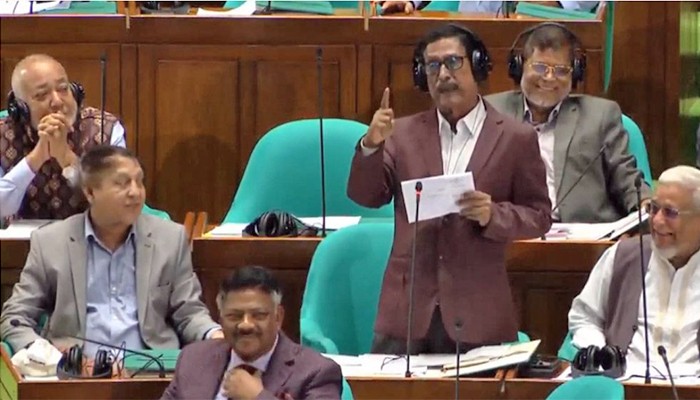 ​ফজলুর রহমানের বক্তব্য সংসদে হট্টগোল