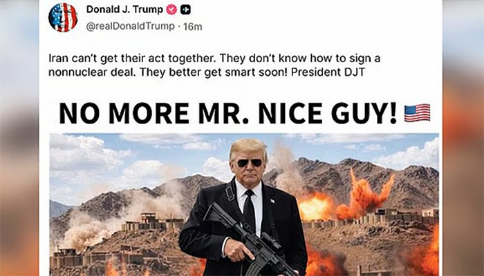 ​ট্রুথ সোশ্যালে ট্রাম্পের হুঁশিয়ারি, নতুন করে উত্তেজনা