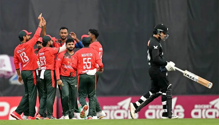 নিউজিল্যান্ডের সঙ্গে সিরিজ ভাগাভাগি করল বাংলাদেশ