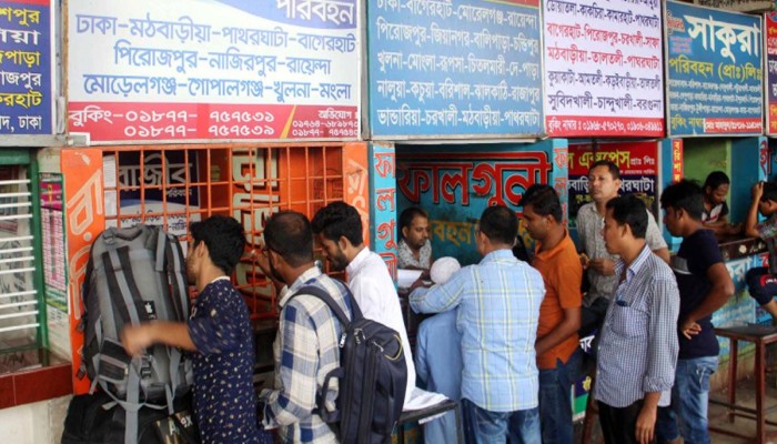 ঈদযাত্রা: বাসের  অগ্রিম  টিকিট বিক্রি শুরু