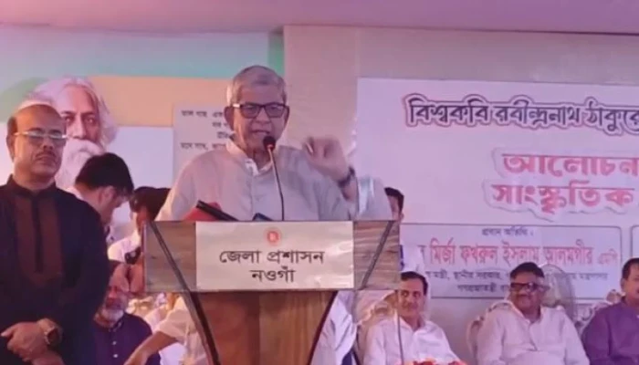 সারা জীবন পড়লেও রবীন্দ্রনাথকে যথাযথ আবিষ্কার সম্ভব না: মির্জা ফখরুল