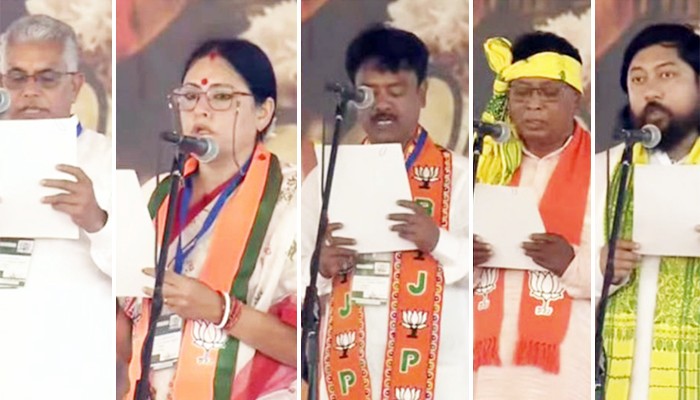 ​৫ মন্ত্রী নিয়ে পশ্চিমবঙ্গে যাত্রা শুরু করলেন শুভেন্দু