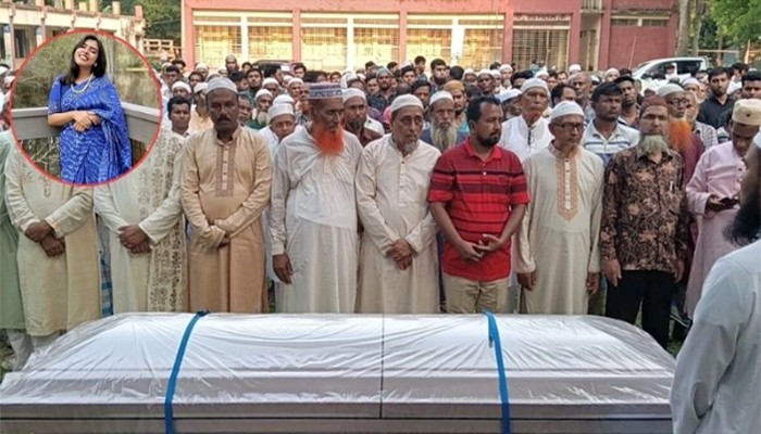 ​দাদা-দাদির কবরের পাশে চিরনিদ্রায় শায়িত হলেন বৃষ্টি