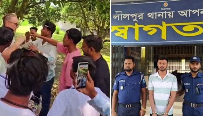 ​নাটোরে বিদেশি পর্যটক হেনস্তা, আটক ২