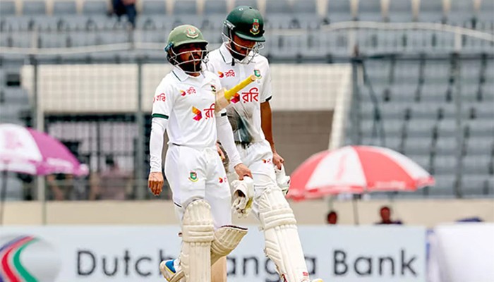 ​১৭৯ রানের লিড নিয়ে চতুর্থ দিন শেষ করলো টাইগাররা