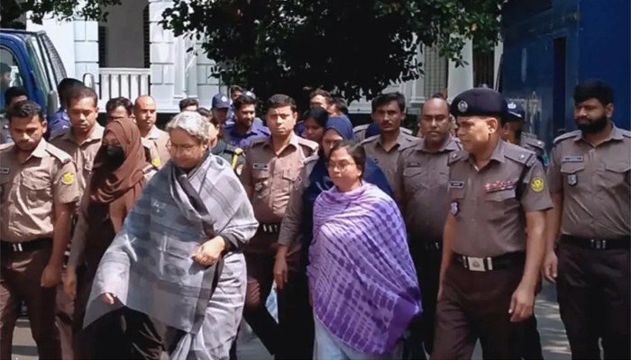 দীপু মনি-রুপা-মোজাম্মেল বাবুকে আনা হলো ট্রাইব্যুনালে