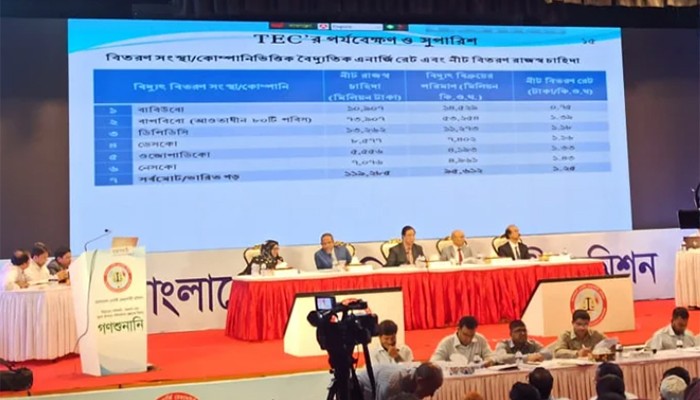 ​গ্রাহক পর্যায়ে বিদ্যুতের দাম ১০ শতাংশ পর্যন্ত বাড়ানোর প্রস্তাব