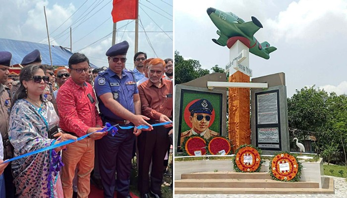 রায়পুরায় বীরশ্রেষ্ঠ মতিউর রহমানের পুনর্নির্মিত ম্যুরাল উদ্বোধন