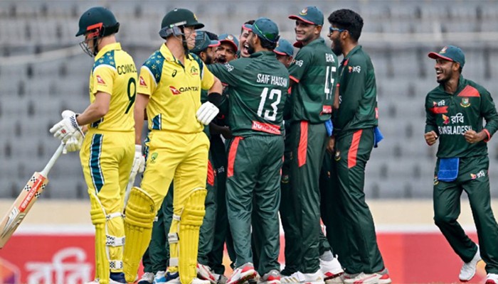 অস্ট্রেলিয়ার বিপক্ষে ৮৬ রানের ঐতিহাসিক জয় বাংলাদেশের