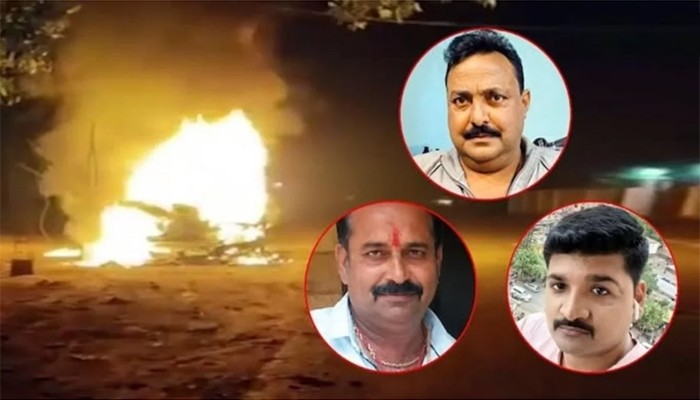 ভারতে বিজেপি নেতাসহ তিনজনকে জ্যান্ত পুড়িয়ে হত্যা