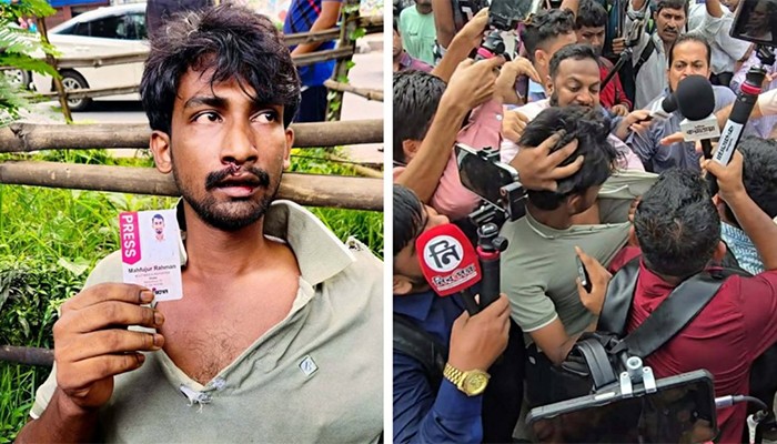 ​‘আপনারা এভাবে বলতে পারেন না, সাংবাদিকরা দলের কর্মী না’