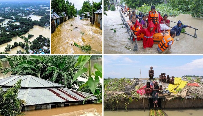 ​বন্যায় প্রাণহানি বেড়ে ৫৪, পানিবন্দি দেড় লাখ পরিবার
