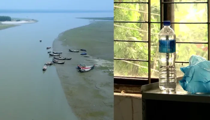 লবণাক্ত পানিতে বিপর্যস্ত বরগুনা : বিশুদ্ধ পানির জন্য হাহাকার