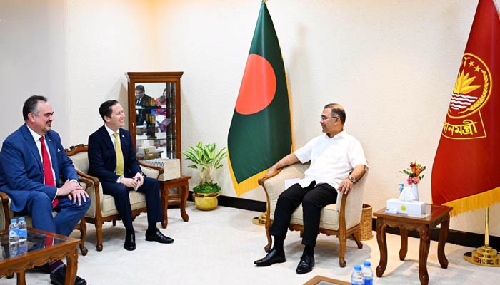 প্রধানমন্ত্রীর সঙ্গে যুক্তরাষ্ট্রের বিশেষ দূতের সাক্ষাৎ অনুষ্ঠিত