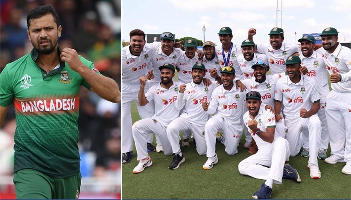 ​ক্রিকেটারদের অভিনন্দন জানালেন মাশরাফি