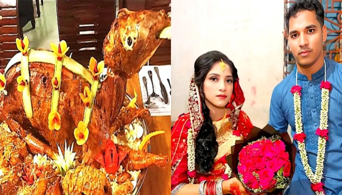 এবার আস্ত খাসি নিয়েই অন্যজনকে বিয়ে করলেন সেই প্রবাসী