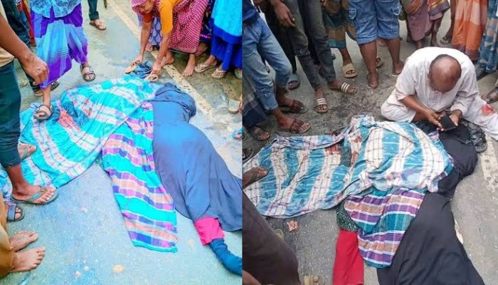 ঘোড়াঘাটে ট্রাকের চাকায় পিষ্ট হয়ে মা-মেয়ের মৃত্যু