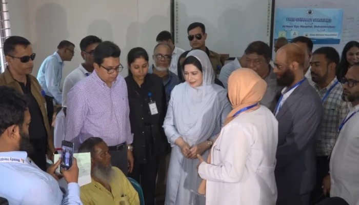 বিনামূল্যে হেলথ ক্যাম্প উদ্বোধন করলেন ডা. জুবাইদা