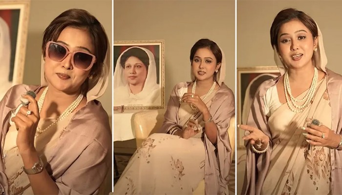 ​খালেদা জিয়ার সাজে অভিনেত্রী চমক, যা বলছেন নেটিজেনরা