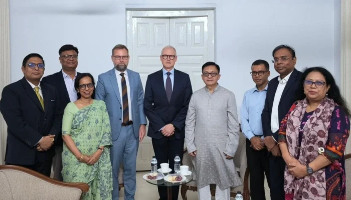 বাণিজ্যমন্ত্রীর সঙ্গে ডেনমার্কের রাষ্ট্রদূত ও মারস্ক প্রতিনিধিদের বৈঠক