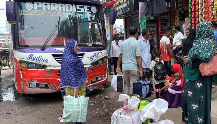 রাজশাহী থেকে সারাদেশে বাস চলাচল শুরু