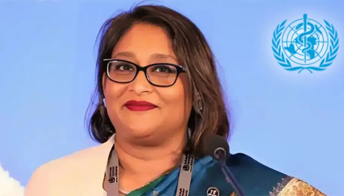 ​বিশ্ব স্বাস্থ্য সংস্থার আঞ্চলিক পরিচালকের পদ ছাড়লেন সায়মা ওয়াজেদ