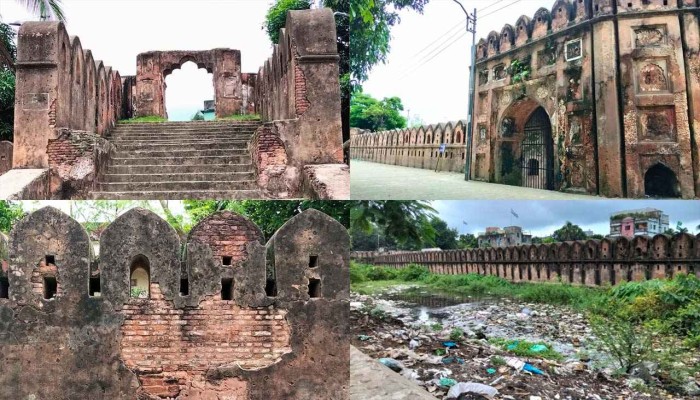ময়লা-আবর্জনায় বিপন্ন ৪০০ বছরের সোনাকান্দা দুর্গ