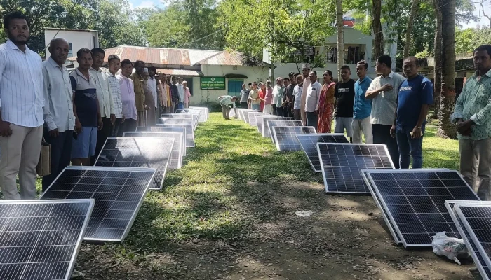 পাহাড়ি কৃষিতে মিনি সোলার পাম্প প্রবর্তন