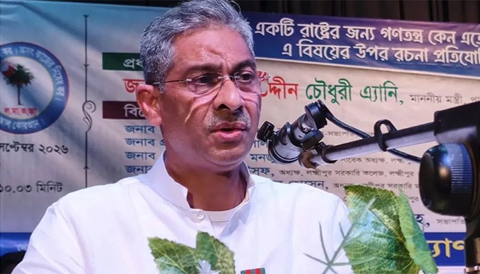 ​বিরোধীদলের লং মার্চ গণতন্ত্রের জন্য হুমকি: পানিসম্পদমন্ত্রী