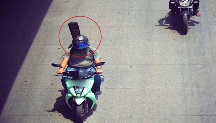 ​গিটারকে যাত্রী ভেবে হেলমেটের মামলা দিল ‘এআই ক্যামেরা’