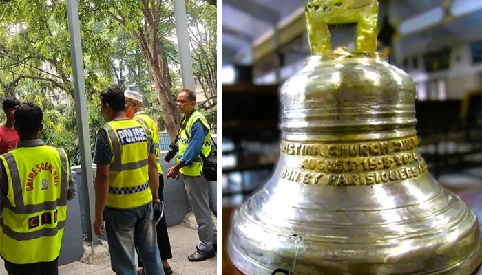 ​আসাদগেটের চার্চ থেকে চুরি হওয়া ৬০ কেজি ওজনের ঘণ্টা উদ্ধার