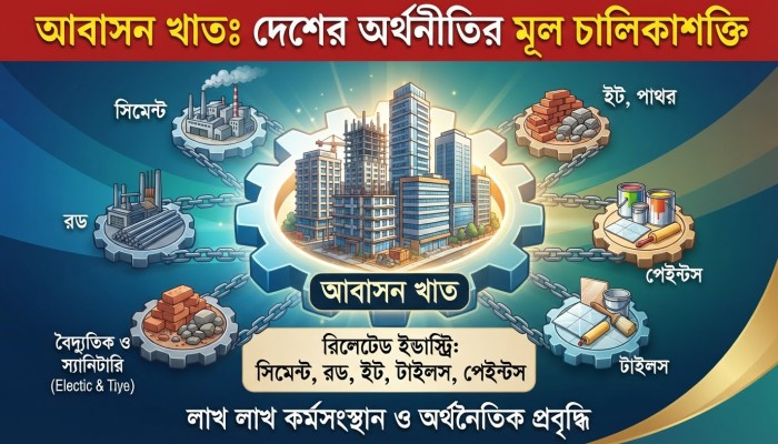 আবাসন খাত বাঁচলে বাঁচবে অন্যান্য শিল্প