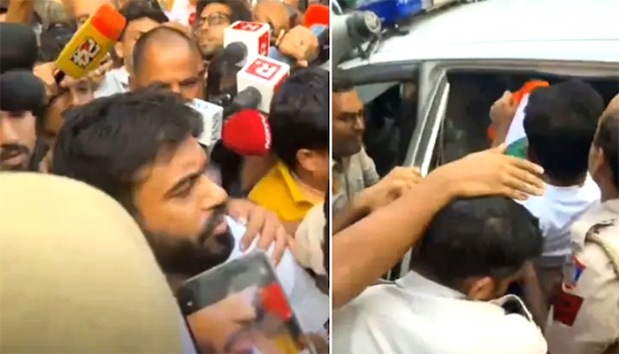 বিক্ষোভে যাওয়ার আগেই অভিজিৎ দীপকে আটক