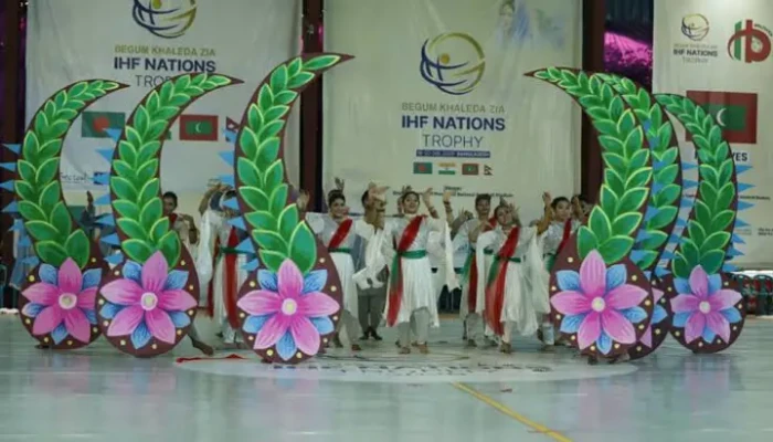 পর্দা উঠল বেগম খালেদা জিয়া আইএইচএফ নেশনস ট্রফির